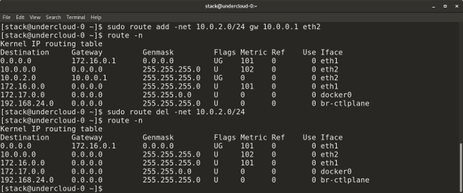 adds or deletes a new network route to the routing table