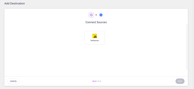 RudderStack selecting data source