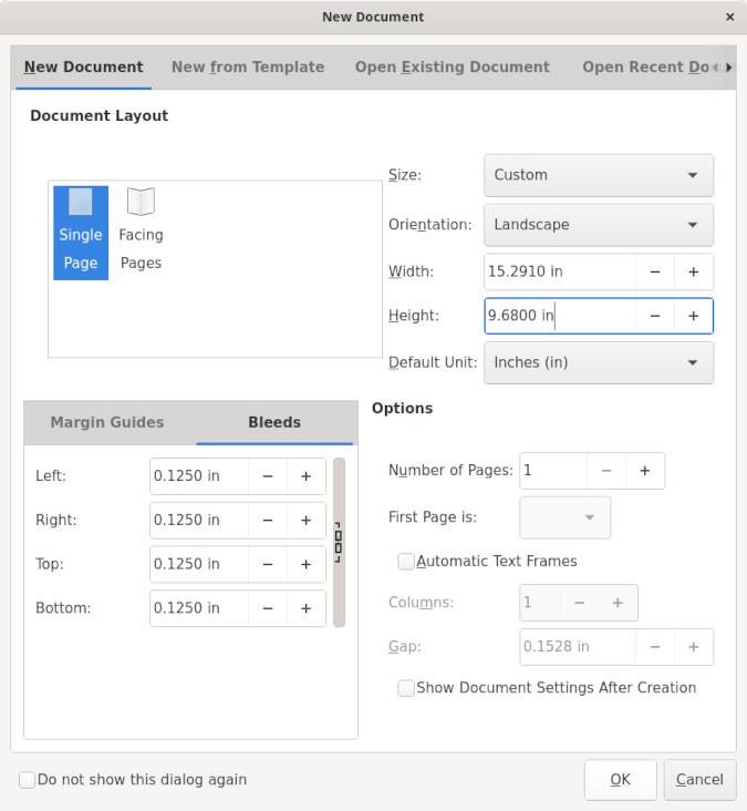 scribus templates book