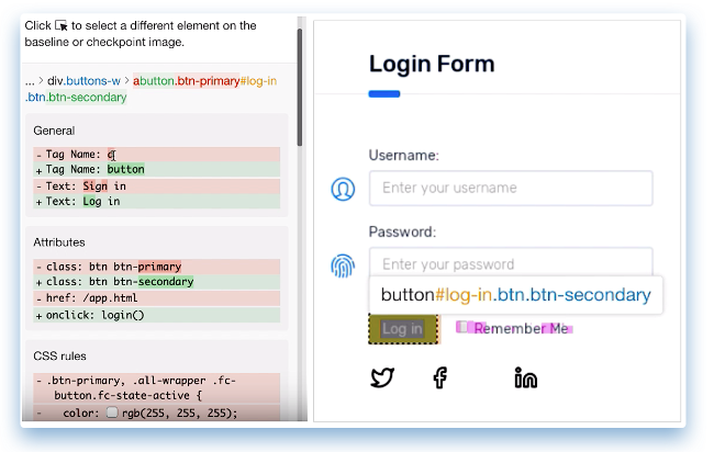 Finding visual bugs