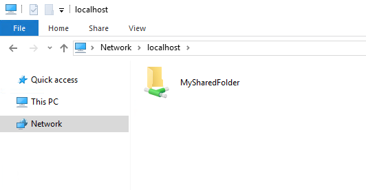 Shared folders