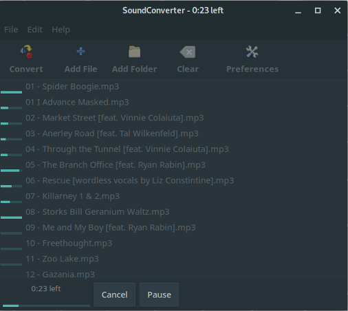 complete listing of all file formats of xnconvert