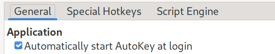 Automatically start AutoKey at login