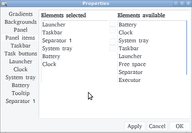 Customizing Tint2 screen