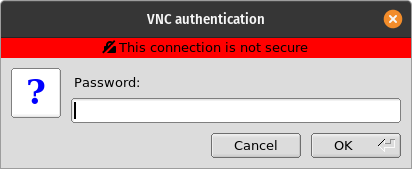 VNC authentication