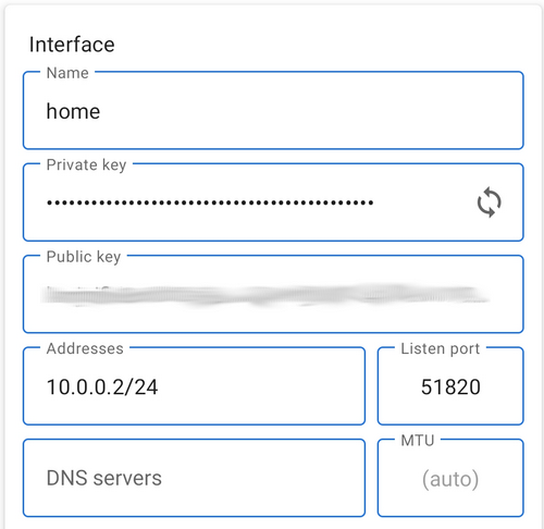 Setting up VPN interface on Android