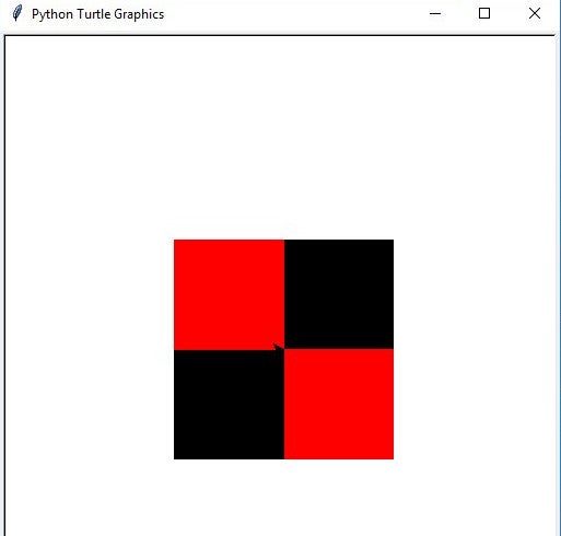 Example Python turtle output
