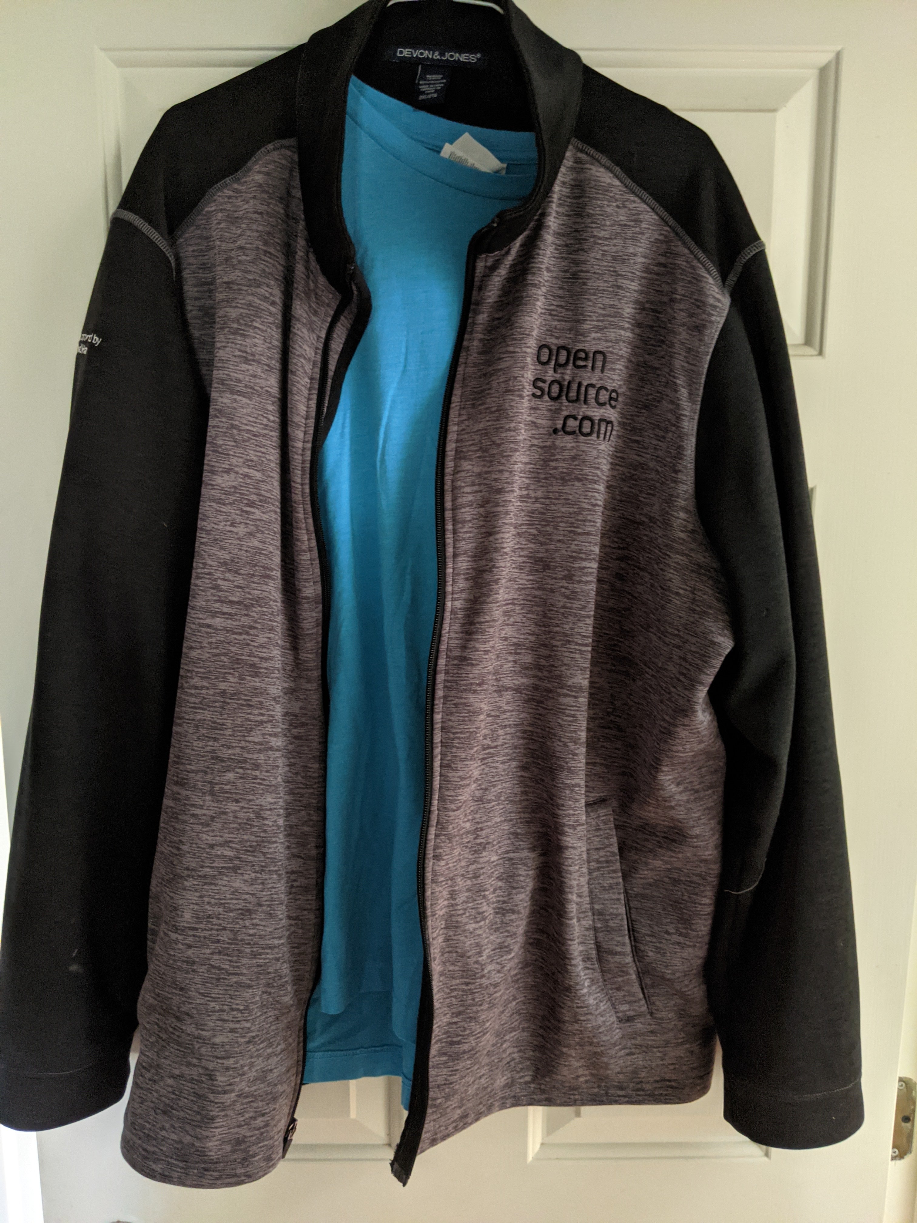 Opensource.com swag, a winter outfit