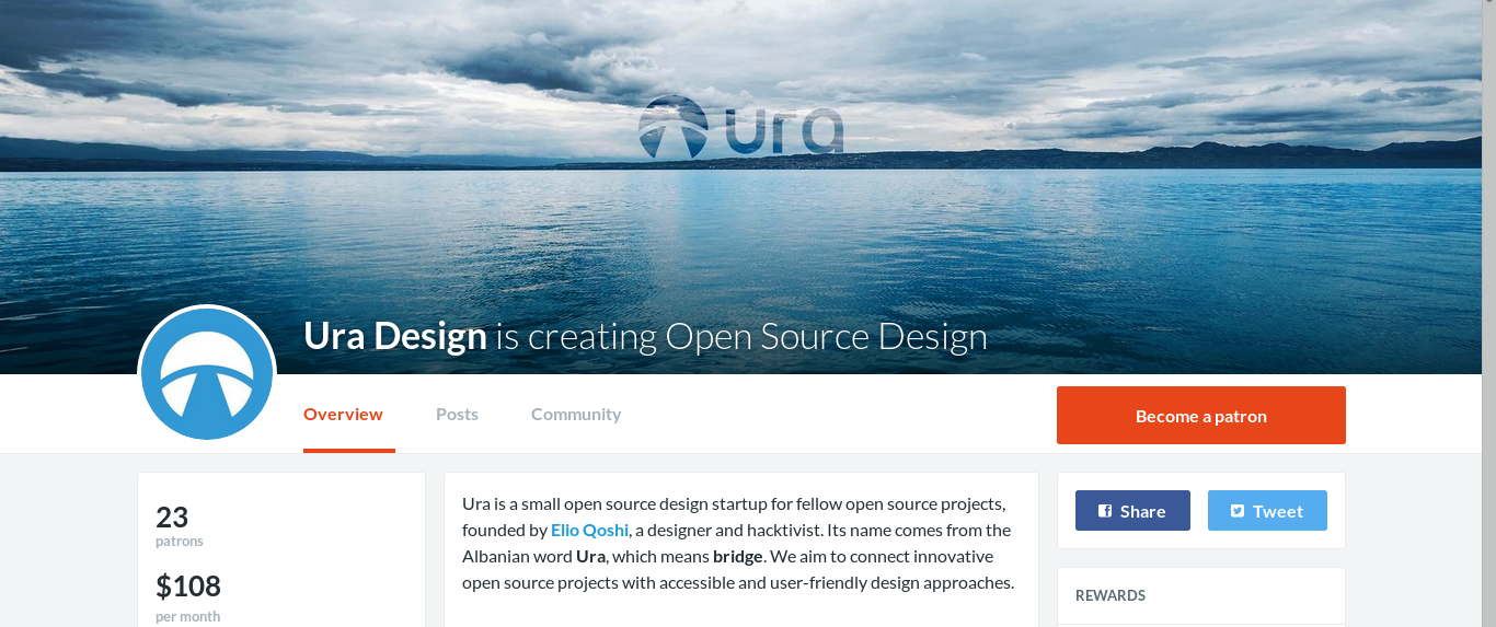 Ura Design patreon page