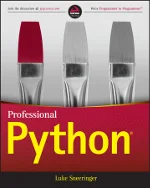 Professional Python book cover