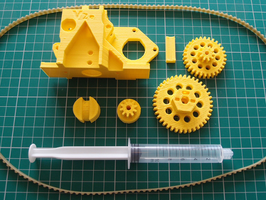 Open Source Bioprinting plastic pieces