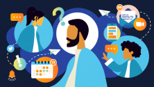 Working on a team, busy worklife Working on a team, busy worklife